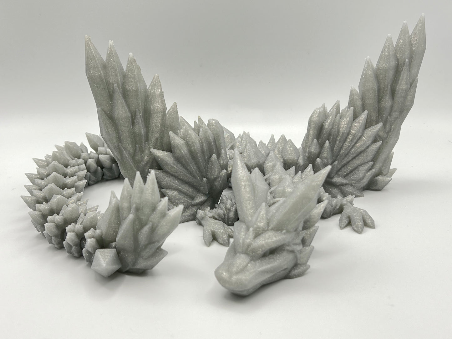 Articulated Crystal Winged Dragon