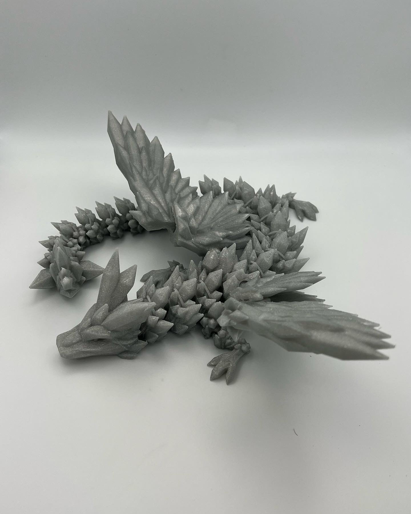 Articulated Crystal Winged Dragon